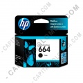 Cartucho HP 664 Negra para Deskjet Ink Advantage - F6V29AL