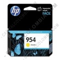 Cartucho Hp 954 Yellow (Amarillo) para Officejet Pro 8210/8710/8720 para 700 Páginas Aprox (Ref. L0S56AL)