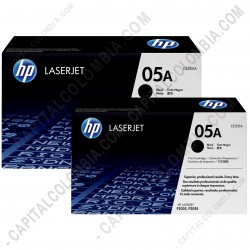 Ampliar foto de Toner Hp Negro Caja X 2 Unidades para Laserjet P2035 / P2055  2300 Pág c/u