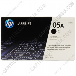 Ampliar foto de Toner HP 05A Negro para Laserjet P2035/P2055 para 2.300 Páginas Aprox. (Ref. CE505A)