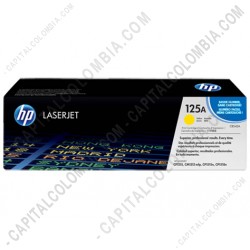 Ampliar foto de Toner HP 125A Amarillo para Laserjet Cp1515n/Cp1215/Cm1312mfp  para 1.400 Páginas Aprox. (Ref. CB542A)