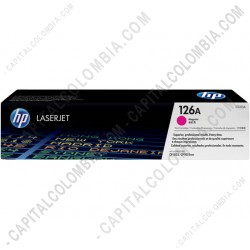 Ampliar foto de Toner HP 126A Magenta para Laserjet CP1025 para 1.000 Páginas Aprox.  (Ref. CE313A)