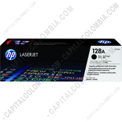 Ampliar foto de Toner HP 128A color Negro para Laserjet CP1525/CM1415 para 2.000 páginas aprox. - Ref CE320A