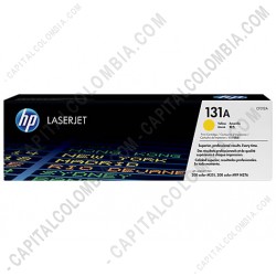 Ampliar foto de Toner HP 131A Amarillo para Laserjet Pro 200/M251/M276 Color para 1.800 Páginas Aprox. (Ref. CF212A)