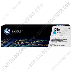 Ampliar foto de Toner Hp 131A Cyan para Laserjet Pro 200/M251/M276 para 1.800 Páginas Aprox. (Ref. CF211A) 