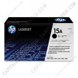 Ampliar foto de Toner HP 15A Negro para Laserjet 1200, 1220, 3300, 3310, 3320 para  2.500 Páginas (Bajo Rendimiento) (Ref. C7115A)