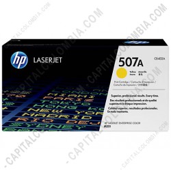 Ampliar foto de Toner HP 507A Amarillo para Laserjet M551n/M551dn/M551xh para 6.000 Páginas Aprox. (Ref. CE402A)