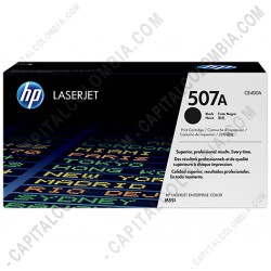 Ampliar foto de Toner HP 507A Negro para HP M551n/M551dn/M551xh para 5.500 Páginas Aprox. (Ref. CE400A)