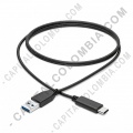 Cable USB-C a USB-A Zebra para carga y comunicación - CBL-TC5X-USBC2A-01 - Marca Zebra
