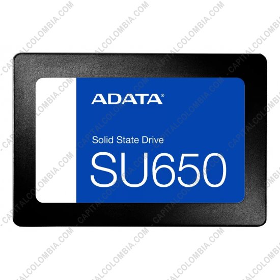 Discos duros externos, de estado sólido, Memorias USB, Kingston, Marca: Adata - Disco duro sólido Adata SU650 SSD interno 2.5" SATA - 256GB