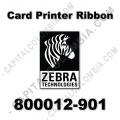 Cinta para impresora Zebra de 1 Panel de color negro para 2.500 impresiones (Ref. 800012-901)