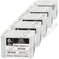 Paquete de 500 tarjetas PVC Zebra de calibre 30 mil (caja de 500 carnets de PVC blanco) - Marca Zebra