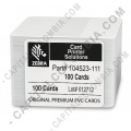 Paquete de tarjetas PVC calibre 30 mil de 100 PVC para impresoras Zebra, Datacard, Magicard, Smart, Evolis - Marca Zebra