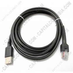 Ampliar foto de Cable USB compatible con Lector Honeywell Xenon 1950g / 1900 / 1902 /  Voyager 1250g/1200g / Hyperion 1300g