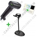 Lector de Códigos Xenon 1960G (2D, OCR) USB con base y software CapitalXenon para cédulas, tarjetas de identidad, licencias y otros documentos - Marca Honeywell
