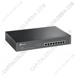 Ampliar foto de Switch Tplink de 8 puertos Gigabit PoE+ - TL-SG1008PE