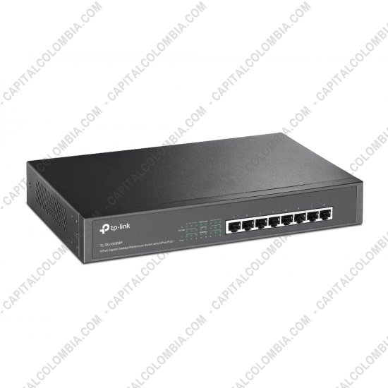 Redes, Routers, Wifi, Marca: Tp-link - Switch Tplink de 8 puertos Gigabit PoE+ - TL-SG1008PE