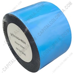 Ampliar foto de Rollo de cinta resina textil negra para Satin y Nylon de 40mm x 250mts