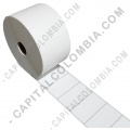 Rollo de etiquetas adhesivas bond de transferencia de 2.500 rótulos a una columnas de 6cms x 3cms (60x30mm)