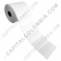 Rollo de etiquetas en papel bond de 1000 etiquetas a una columna 10cms x 5.0cms (100x50mm)