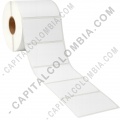 Rollo de etiquetas en papel bond de 1000 etiquetas a una columna 10cms x 6.0cms (100x60mm) - Marca CapitalColombia