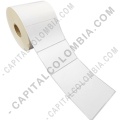 Rollo de etiquetas en papel bond de 1000 rótulos a una columna de 7.5cms x 5.0cms (75x50mm)