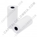 Paquete de 2 Rollos de Papel Térmico de 80mm X 40mts para impresoras portátiles - Marca Jaltech
