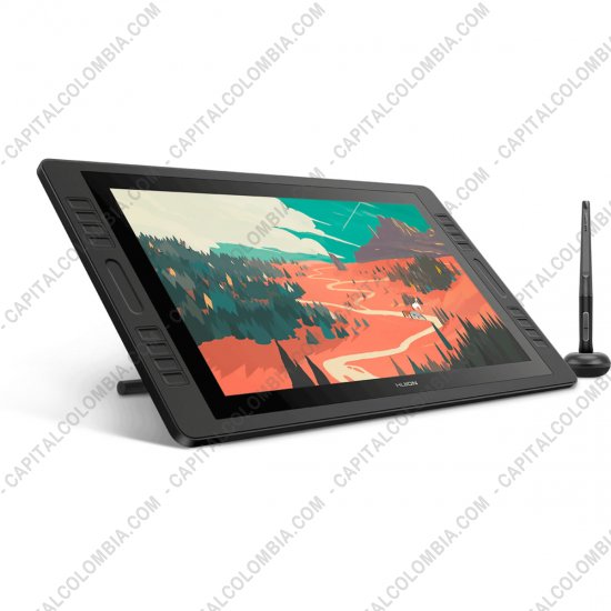 Tablas Digitalizadoras Wacom, Huion, Xp-Pen y otras, Marca: Huion - Display Digitalizador Huion Kamvas Pro 20 (2019) con lápiz 8K y área activa de 43.49cm x 23.87cm