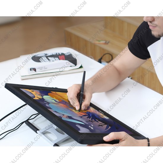 Tablas Digitalizadoras Wacom, Huion, Xp-Pen y otras, Marca: Huion - Display Digitalizador Huion Kamvas Pro 20 (2019) con lápiz 8K y área activa de 43.49cm x 23.87cm