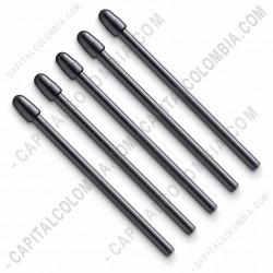 Ampliar foto de Kit de cinco (5) puntas de repuesto negras para lápiz de Display Wacom One DTC133 - ACK24501Z