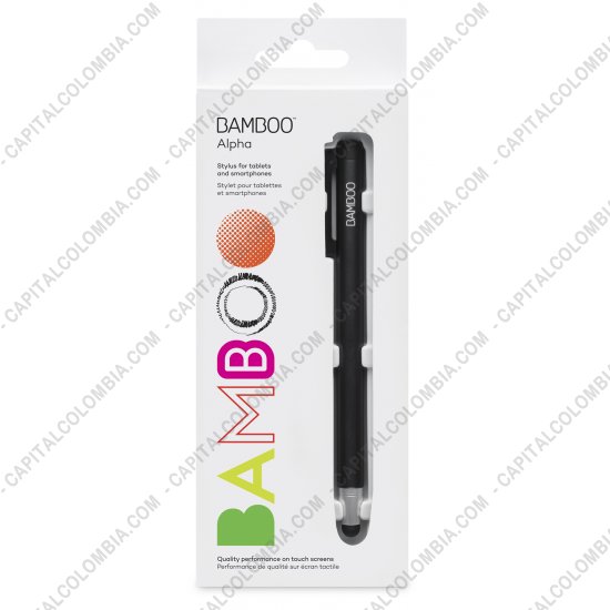 Tablas Digitalizadoras Wacom, Huion, Xp-Pen y otras, Marca: Wacom - Lápiz Bamboo Stylus Alpha - Color Negro (CS180K)