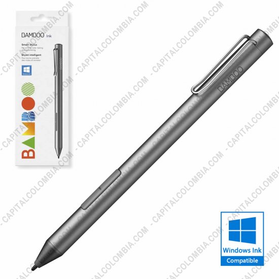 Tablas Digitalizadoras Wacom, Huion, Xp-Pen y otras, Marca: Wacom - Lápiz capacitivo Bamboo Ink para Windows Ink segunda generación - CS323AG0A