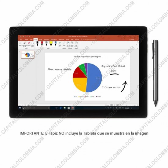 Tablas Digitalizadoras Wacom, Huion, Xp-Pen y otras, Marca: Wacom - Lápiz capacitivo Bamboo Ink para Windows Ink segunda generación - CS323AG0A