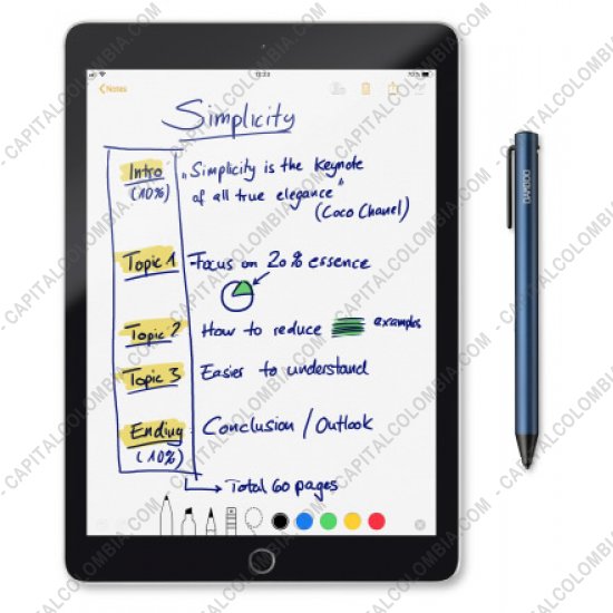 Tablas Digitalizadoras Wacom, Huion, Xp-Pen y otras, Marca: Wacom - Lápiz Wacom Bamboo Tip de Punta Fina color azul - CS710B