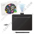 Tabla Digitalizadora Wacom Intuos Comfort S Pen Bluetooth Black - Lapiz 4K - inalámbrica - CTL4100WLK0