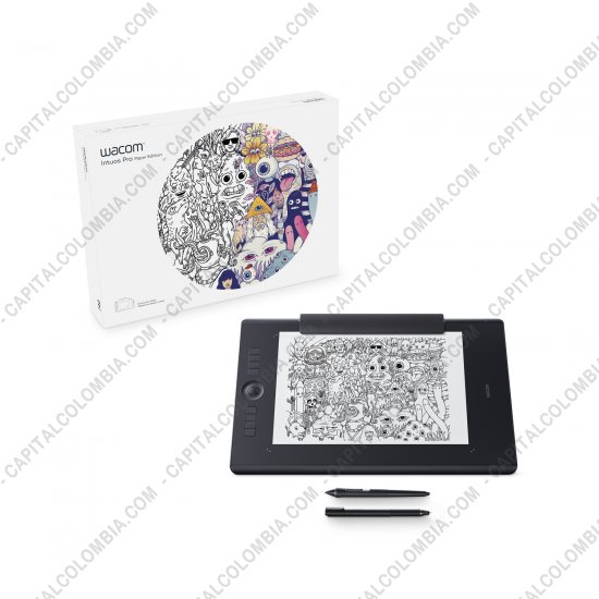 Tablas Digitalizadoras Wacom, Huion, Xp-Pen y otras, Marca: Wacom - Tableta Wacom Intuos Pro Pen & Touch (Paper Edition) Large (PTH860P) - Lápiz con 8.192 niveles de presión