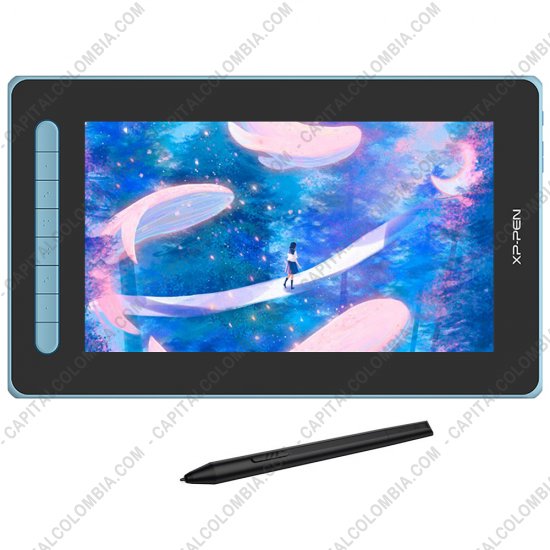 Tablas Digitalizadoras Wacom, Huion, Xp-Pen y otras, Marca: Xp-Pen - Display Digitalizador XP-Pen Artist 12 Azul Segunda Generación con lápiz 8K con chip x3 y área activa de 26.32cm x 14.81cm