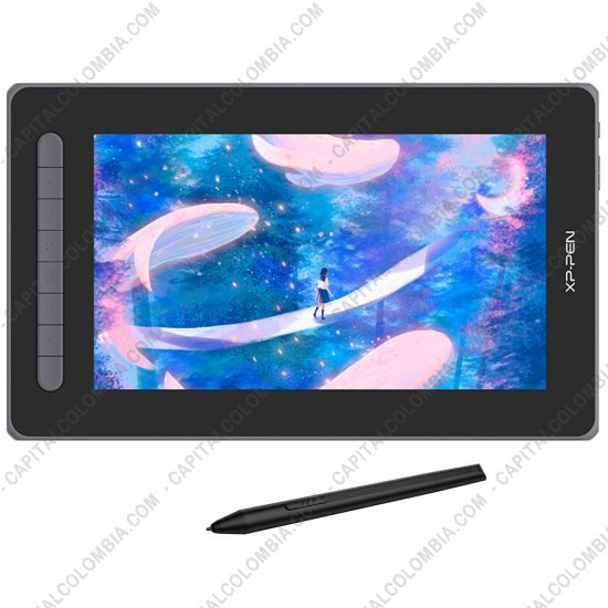 Tablas Digitalizadoras Wacom, Huion, Xp-Pen y otras, Marca: Xp-Pen - Display Digitalizador XP-Pen Artist 12 Negra Segunda Generación con lápiz 8K con chip x3 y área activa de 26.32cm x 14.81cm