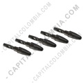 Tablas Digitalizadoras Wacom, Huion, Xp-Pen y otras, Marca: Xp-Pen - Kit de cinco (5) puntas de repuesto negras para tablas digitalizadoras Xp-Pen con lápiz P01, P02, P03 y P05