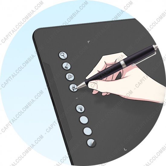 Tablas Digitalizadoras Wacom, Huion, Xp-Pen y otras, Marca: Xp-Pen - Stickers adhesivos para botones de acceso directo para tabletas digitalizadoras