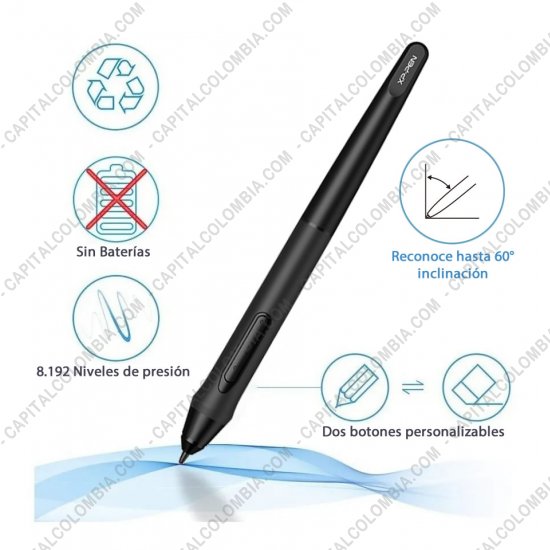 Tablas Digitalizadoras Wacom, Huion, Xp-Pen y otras, Marca: Xp-Pen - Tabla Digitalizadora XP-Pen Deco Mini7W Inalámbrica con lápiz 8K - área activa de 17.78cm x 11.11cm