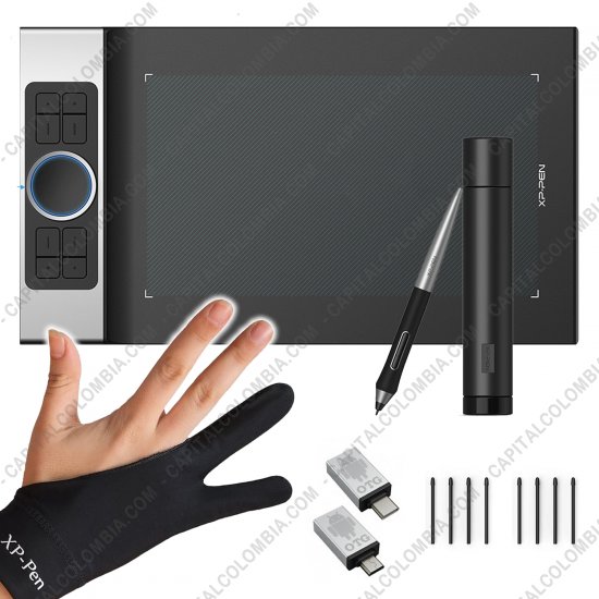 Tablas Digitalizadoras Wacom, Huion, Xp-Pen y otras, Marca: Xp-Pen - Tabla Digitalizadora XP-Pen Deco Pro S con lápiz 8K y área activa de 22.86cm x 12.7cm