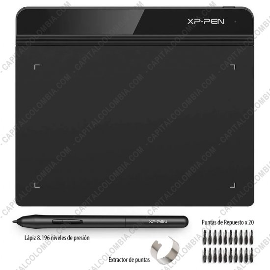 Tablas Digitalizadoras Wacom, Huion, Xp-Pen y otras, Marca: Xp-Pen - Tabla Digitalizadora XP-Pen Star G640 con lápiz 8K y área activa de 15.24cm x 10.16cm