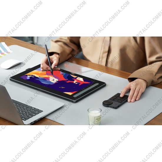 Tablas Digitalizadoras Wacom, Huion, Xp-Pen y otras, Marca: Xp-Pen - Teclado de acceso rápido con dial inalámbrico para tabletas y displays digitalizadores - ACK05