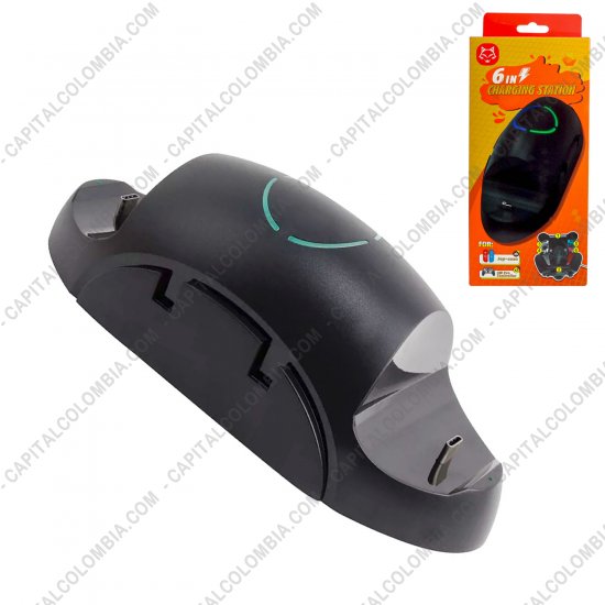 Teclados y Mouse para Gamers, Oficina y Hogar, Webcams y Diademas, Marca: Generico - Cargador de Joycons y Pro para Nintendo Switch