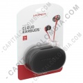 Audífonos HyperX Cloud Earbuds con micrófono para videojuegos - HX-HSCEB-RD