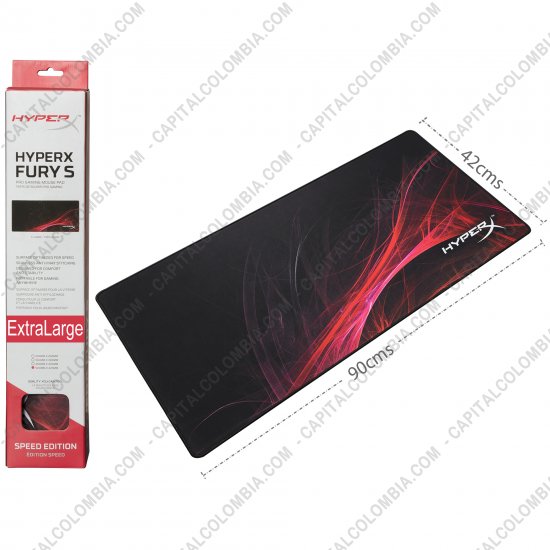 Teclados y Mouse para Gamers, Oficina y Hogar, Webcams y Diademas, Marca: HyperX - PadMouse Profesional para videojuegos HyperX FURY S - Speed Edition ExtraLarge - 90cms x 42cms