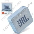 Parlante de marca JBL Go 2 Portable conexión Bluetooth IPX7 Color Cyan - Sumergible