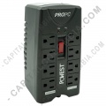 Regulador de voltaje Powest 1000VA / 600W / 120VCA con 8 Salidas NEMA5-15R, 4 Reguladas y 4 con Supresión - ProPC1000 - Marca Powest